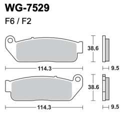 Scheibenbremsbeläge WRP WG-7529