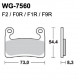 Disc brake pads WRP WG-7560