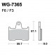 Disc brake pads WRP WG-7365