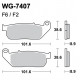 Disc brake pads WRP WG-7407