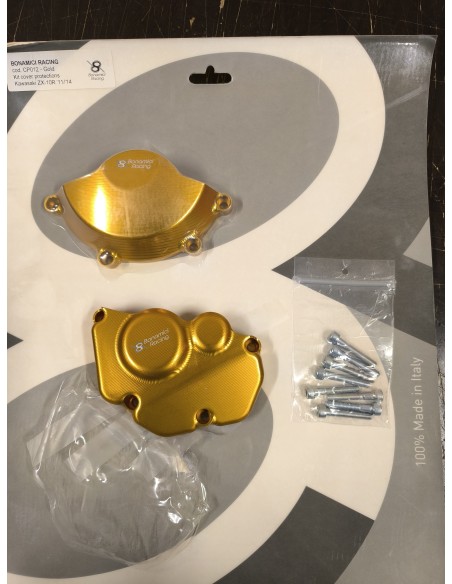 Kit complet Protections moteur Bonamici Racing - Kawasaki ZX10R 2011-14 Gold