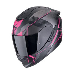 Scorpion EXO-1400 EVO II AIR INTENSIO Motorcycle Helmet Matt Black-Pink