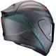 Casque Moto Scorpion EXO-1400 EVO II AIR LUMA Noir mat-Vert