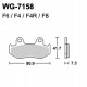 Disc brake pads WRP WG-7158