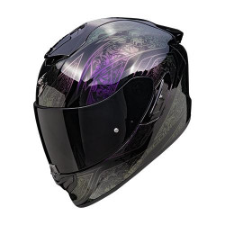 Scorpion EXO-1400 EVO II AIR FANTASY Motorcycle Helmet Black-Chameleon