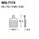 Disc brake pads WRP WG-7174