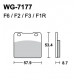 Disc brake pads WRP WG-7177