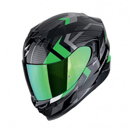 Casque Moto Scorpion EXO-520 EVO AIR SENSUS Noir-Vert