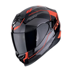 Casque Moto Scorpion EXO-520 EVO AIR LENA Noir-Rouge