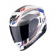 Motorradhelm Scorpion EXO-520 EVO AIR LENA Perlmuttweiss-Blau