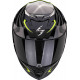 Casque Moto Scorpion EXO-520 EVO AIR TERRA Noir-Argent-Jaune fluo