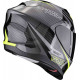 Casque Moto Scorpion EXO-520 EVO AIR TERRA Noir-Argent-Jaune fluo