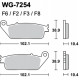 Disc brake pads WRP WG-7254