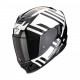 Scorpion EXO-520 EVO AIR BANSHEE Motorcycle Helmet Pearl White-Black