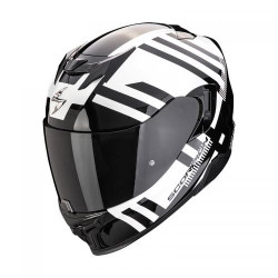 Scorpion EXO-520 EVO AIR BANSHEE Motorcycle Helmet Pearl White-Black