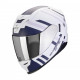 Casque Moto Scorpion EXO-520 EVO AIR BANSHEE Blanc Mat-Bleu-Violet