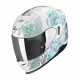 Motorradhelm Scorpion EXO-520 EVO AIR FASTA Weiss-Hellblau