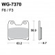 Disc brake pads WRP WG-7370