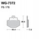 Disc brake pads WRP WG-7372