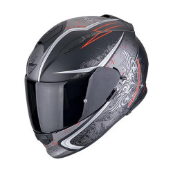 Scorpion EXO-491 RUN Motorcycle Helmet Matt Black-Red