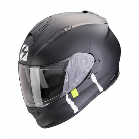 Scorpion EXO-491 RUN Motorcycle Helmet Matt Black-Silver