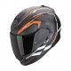 Motorradhelm Scorpion EXO-491 KRIPTA Mattschwarz-Orange-Weiss