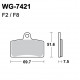 Disc brake pads WRP WG-7421