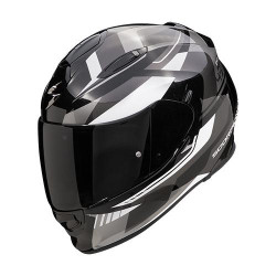 Casque Moto Scorpion EXO-491 ABILIS Noir-Argent-Blanc