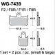 Scheibenbremsbeläge WRP WG-7439