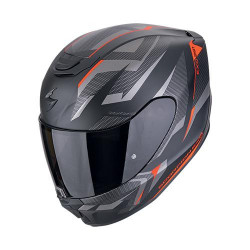 Casque Moto Scorpion EXO-391 AAXO Noir mat-Rouge