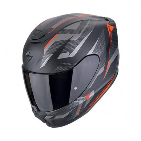 Motorradhelm Scorpion EXO-391 AAXO Mattschwarz-Rot