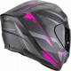 Motorradhelm Scorpion EXO-391 AAXO Mattschwarz-Rosa