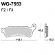 Disc brake pads WRP WG-7553-F3