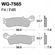 Disc brake pads WRP WG-7565