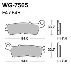 Disc brake pads WRP WG-7565