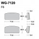 Disc brake pads WRP WG-7120