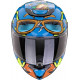 Motorradhelm Scorpion EXO-JNR AIR BOUM Schwarz-Weiss