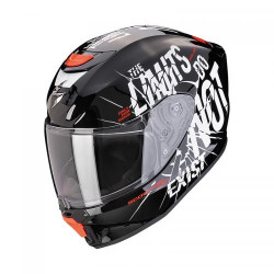 Casque Moto Scorpion EXO-JNR AIR BOUM Noir-Blanc