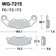 Disc brake pads WRP WG-7215