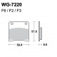 Disc brake pads WRP WG-7220