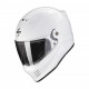 Casque Moto Scorpion COVERT FX SOLID Blanc