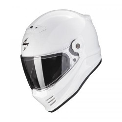 Casque Moto Scorpion COVERT FX SOLID Blanc