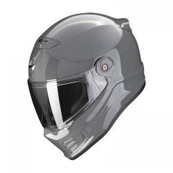 Casque Moto Scorpion COVERT FX SOLID Gris Ciment