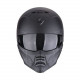 Casque Moto Scorpion EXO-COMBAT II SPIDERWEB Noir mat-Argent