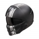 Casque Moto Scorpion EXO-COMBAT II LORD Noir Mat-Argent