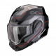 Motorradhelm Scorpion EXO-TECH EVO PRO COMMUTA Schwarz-Silber-Rot