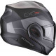 Scorpion EXO-TECH EVO PRO COMMUTA Motorcycle Helmet Matt Black-Silver