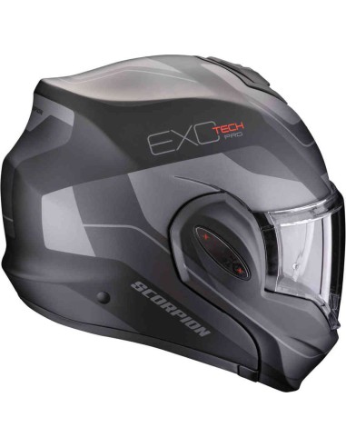 Motorradhelm Scorpion EXO-TECH EVO PRO COMMUTA MattSchwarz-Silber