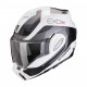 Motorradhelm Scorpion EXO-TECH EVO PRO COMMUTA Schwarz-Silber-Gelb