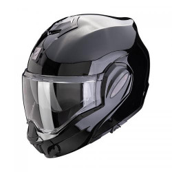 Motorradhelm Scorpion EXO-TECH EVO PRO SOLID Schwarz Metall